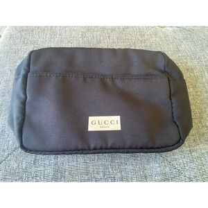 New GUCCI Black Beauty Makeup Pouch Bag Gucci Beauty Collection GWP